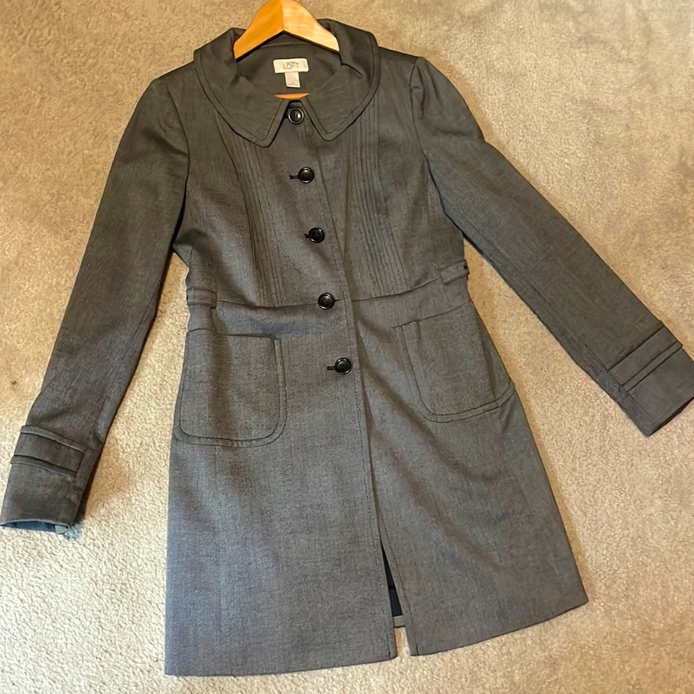 Ann Taylor Loft long jacket.